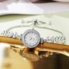 1 Pieza Elegante y Capaz Reloj Pulsera Lujo Ligero Reloj de Mujer Pequeño de Cuarzo para Mujer
