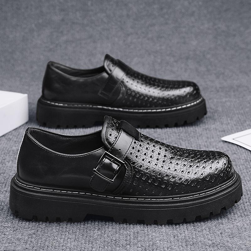 Mode CYYTL Herrklänningsskor Läder Arbete Vardaglig Kontor Business Loafers Plattform Sneakers Utomhus Promenad Sport Lyx Sommar Designer