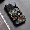 Magic Mushrooms Art Black Glass Phone Case For Motorola Moto Edge 70 60 Fusion 50 Ultra 40Neo 30 Pro 20Lite 60s 50Neo Back Cover