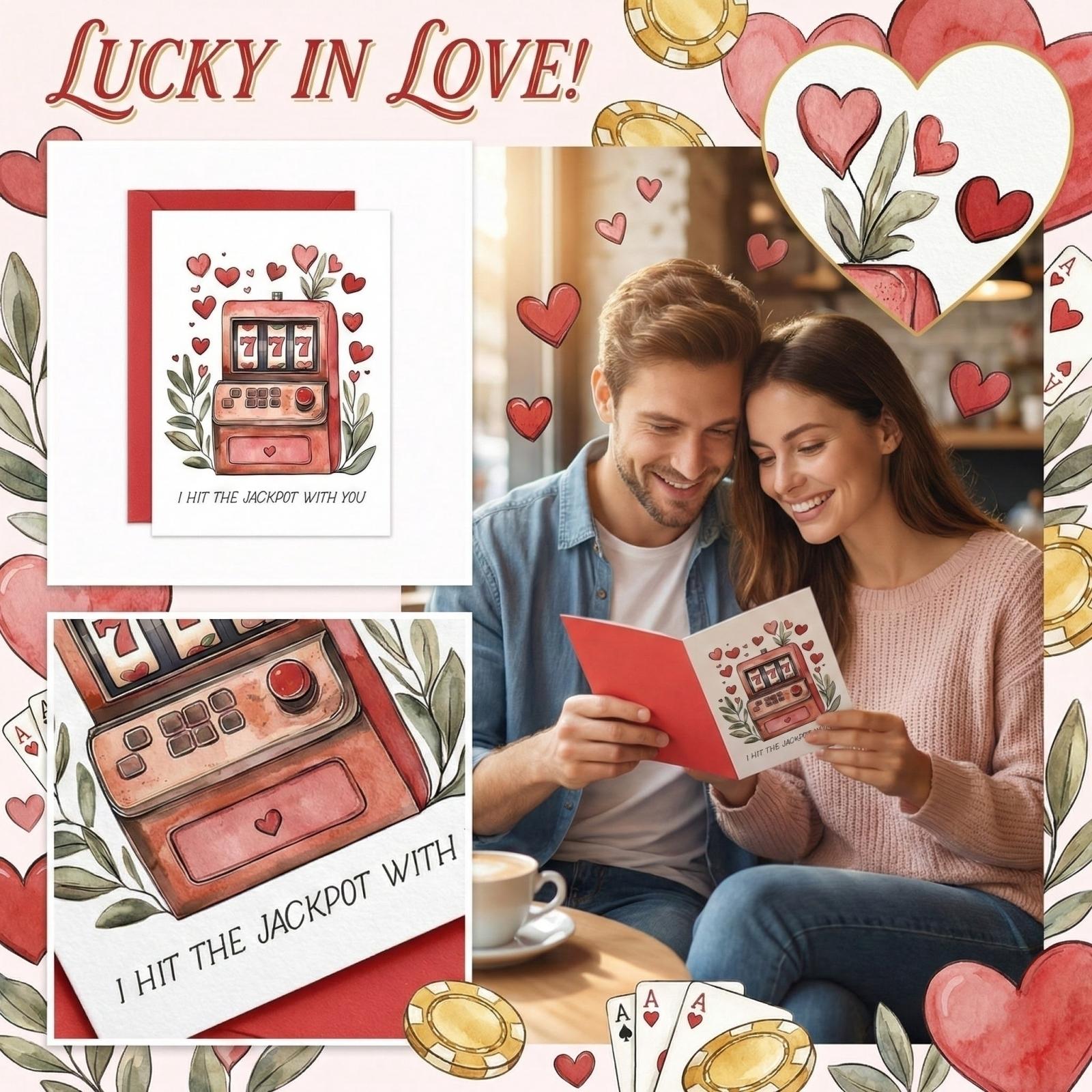 

Puns-themed Love Cards, Couple Greeting Cards, Anniversary Commemorative Cards With Envelopes For Couples one size белый