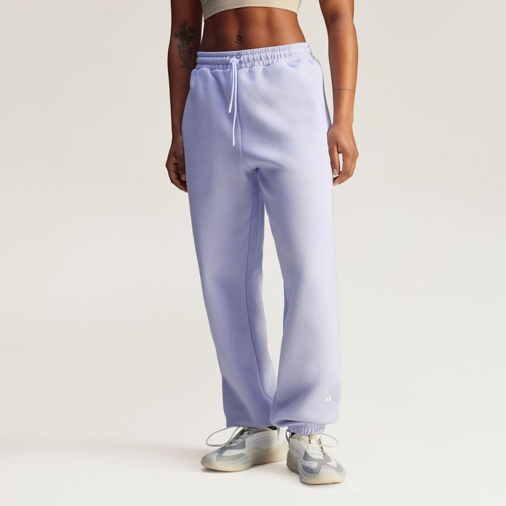 Adidas X Stella McCartney Loose Sweat Tracksuit Bottoms Early Spring Collection Women Bottoms Light-Purple JI5170
