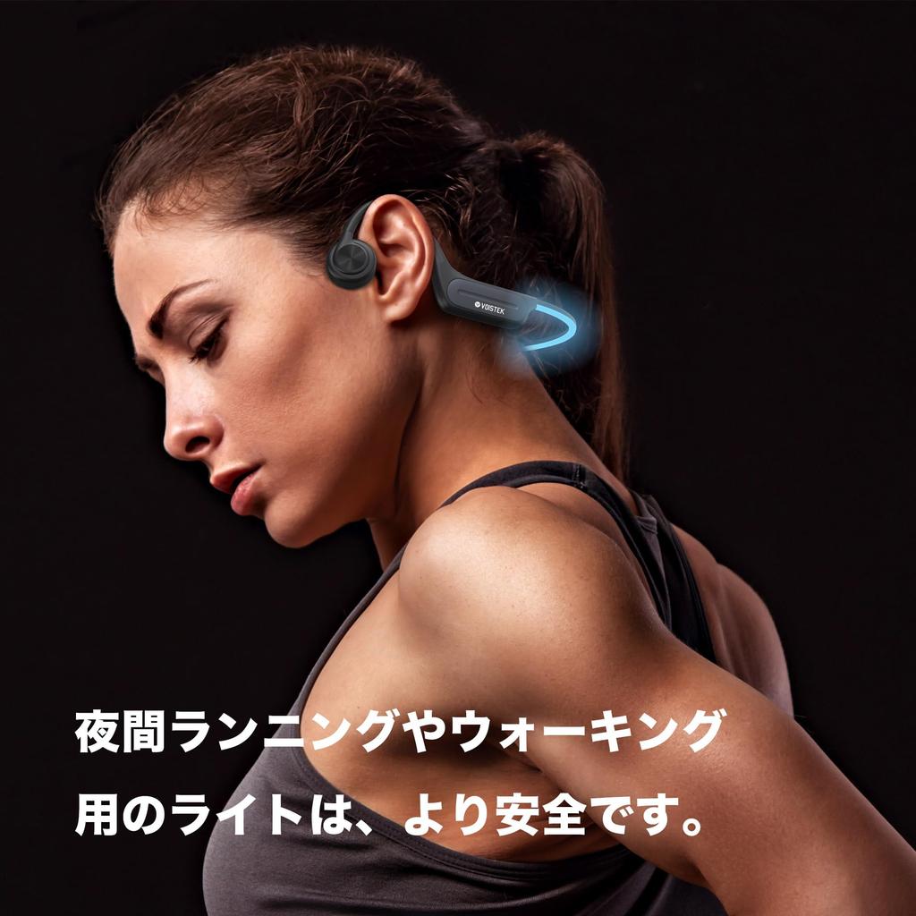 Bone Conduction Fully Waterproof Bluetooth Swimming Compatible with Caps and 32GB Internal 8 Hours of Continuous Wireless Headphones with Mic for and