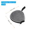 PATIKIL Table Tennis Paddle Case 2 Pieces Table Tennis Racket Case Half Soft Cover Container Bag for Sports Accessories Gray