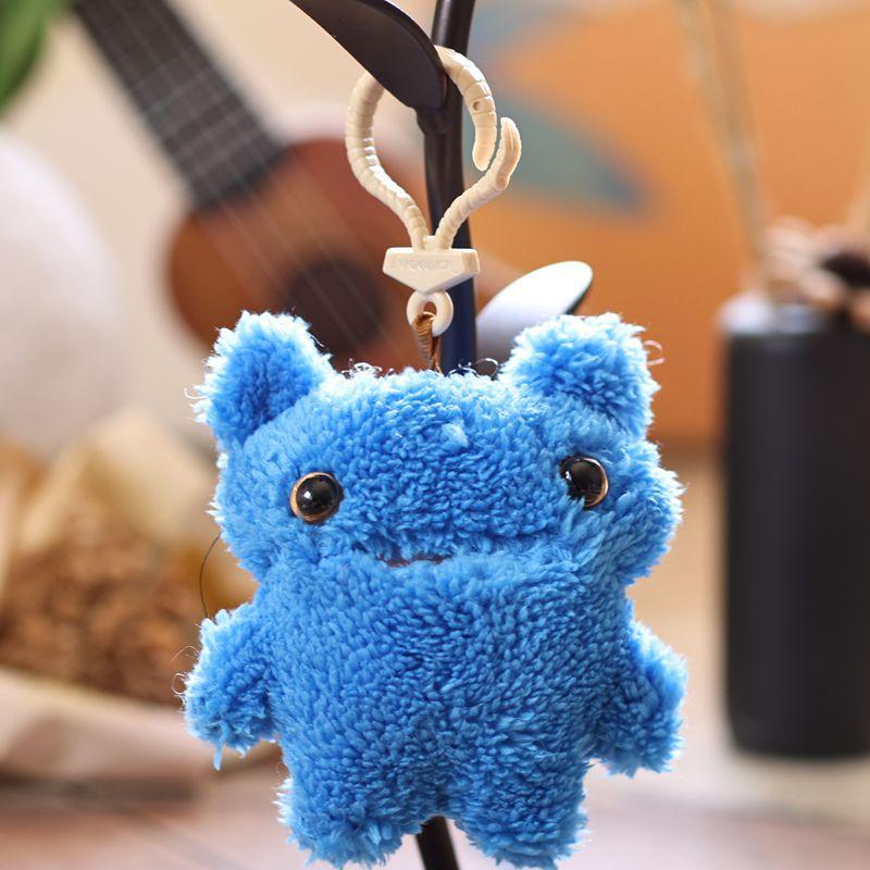 Big Teeth Funny Ugly Monster Plush Doll 12cm Cute Tooth Monster Doll Trendy Play Doll Collect Gift