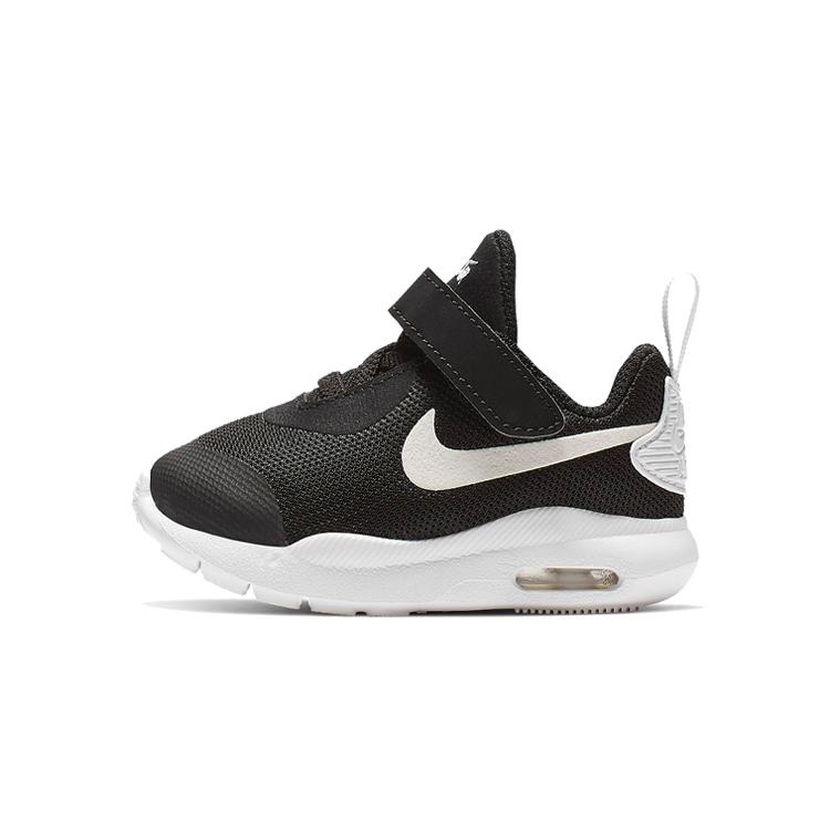

новые кроссовки Nike Air Max Oketo с низким верхом для бега, черные с белым, для младенцев и малышей 25