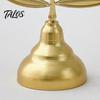 Talos Vintage Metal Candle Holder, Romantic Candlestick Dinner Table Centerpiece, Retro Aged Texture Decor for Wedding Party and Home Anniversary
