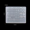 3D Bowknot Silicone Nail Mold Flower Petals Butterfly Heart Diy Design Manicure Template Carving Nail Art Stencil Tool