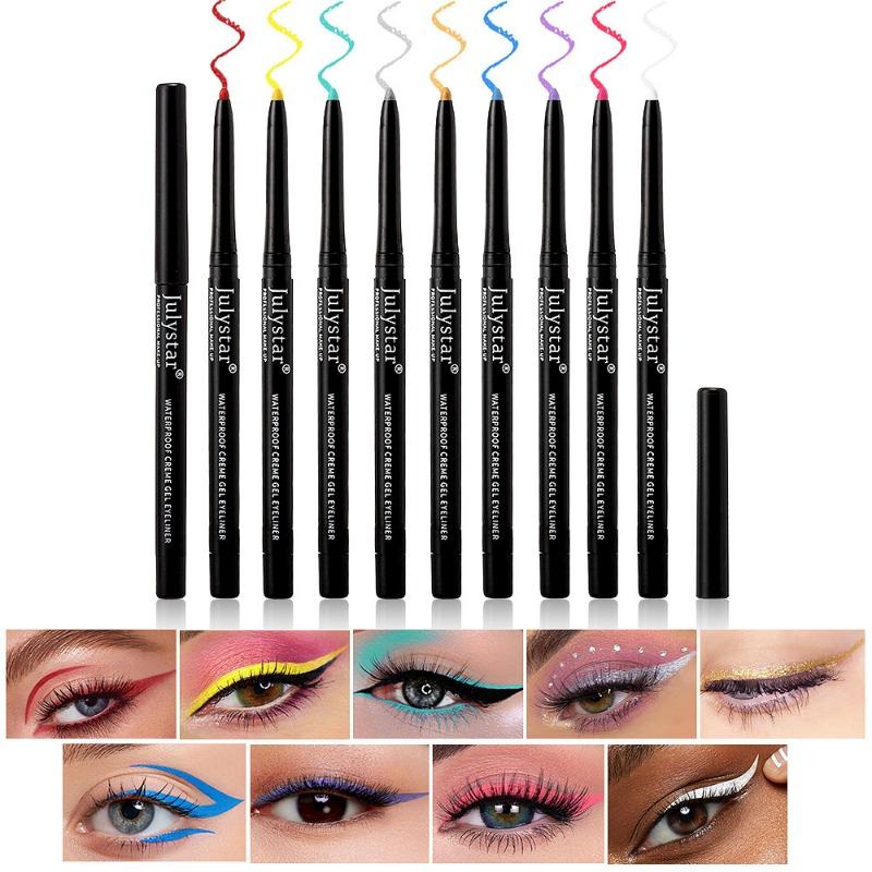 Long-lasting waterproof non-smudge gel Eyeliner in 9 colors