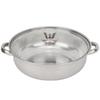 Stainless Steel Steamer, 27cm/11 Inch Steamer Pan with Lid, 2 Tier Multipurpose Steamer Pot Cookware with Handle for Vegetable Dumpling Stock