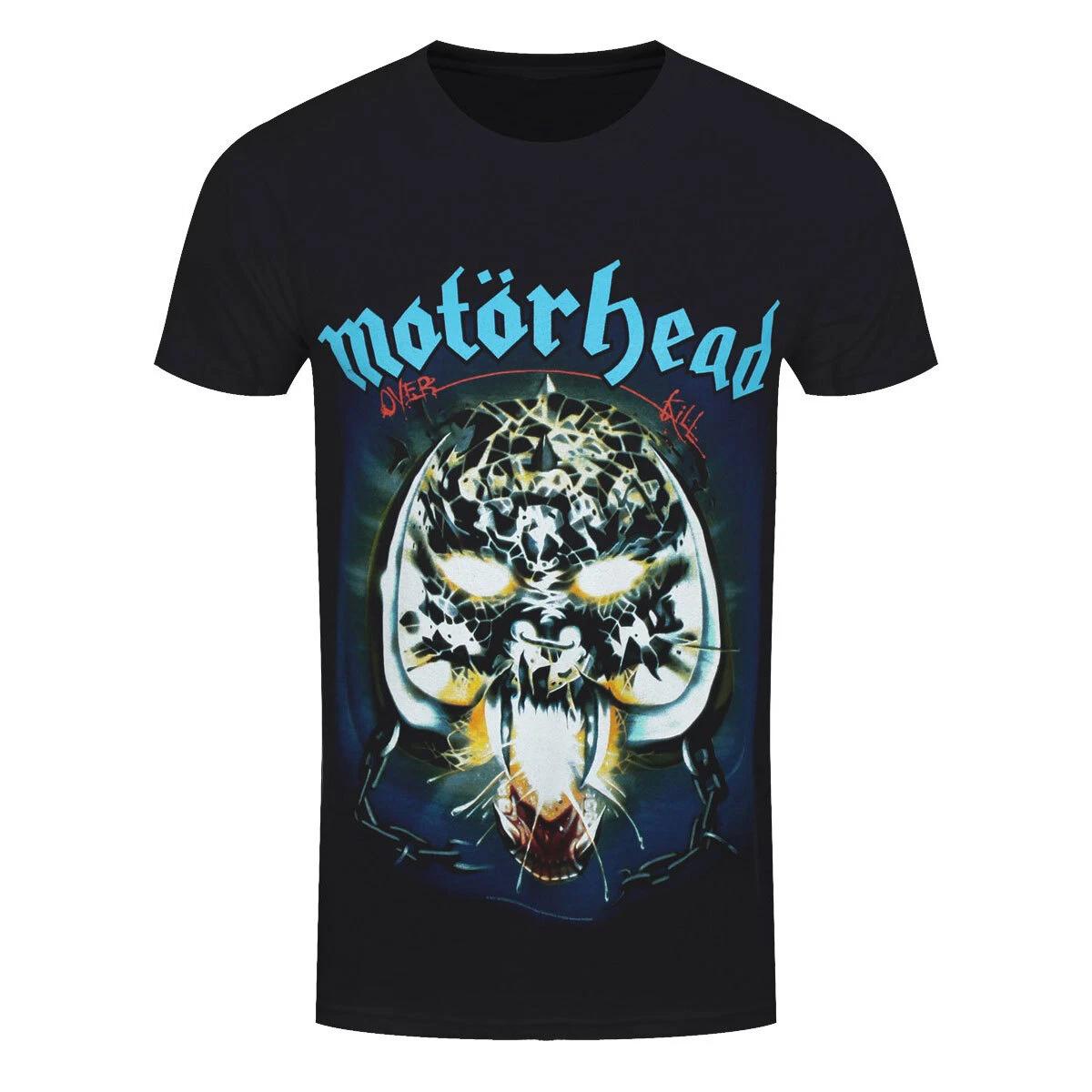 Футболка Motorhead Overkill Рок-группа Официальная Новая Черная XL