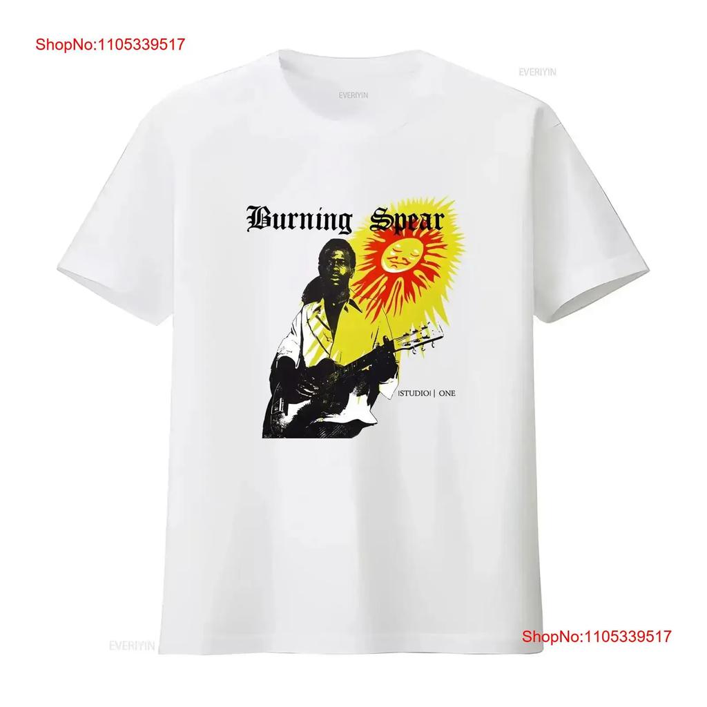 Studio One Presents Burning Spear T Shirt Winston Rodney OD vintage Washed Slightly graphic Str