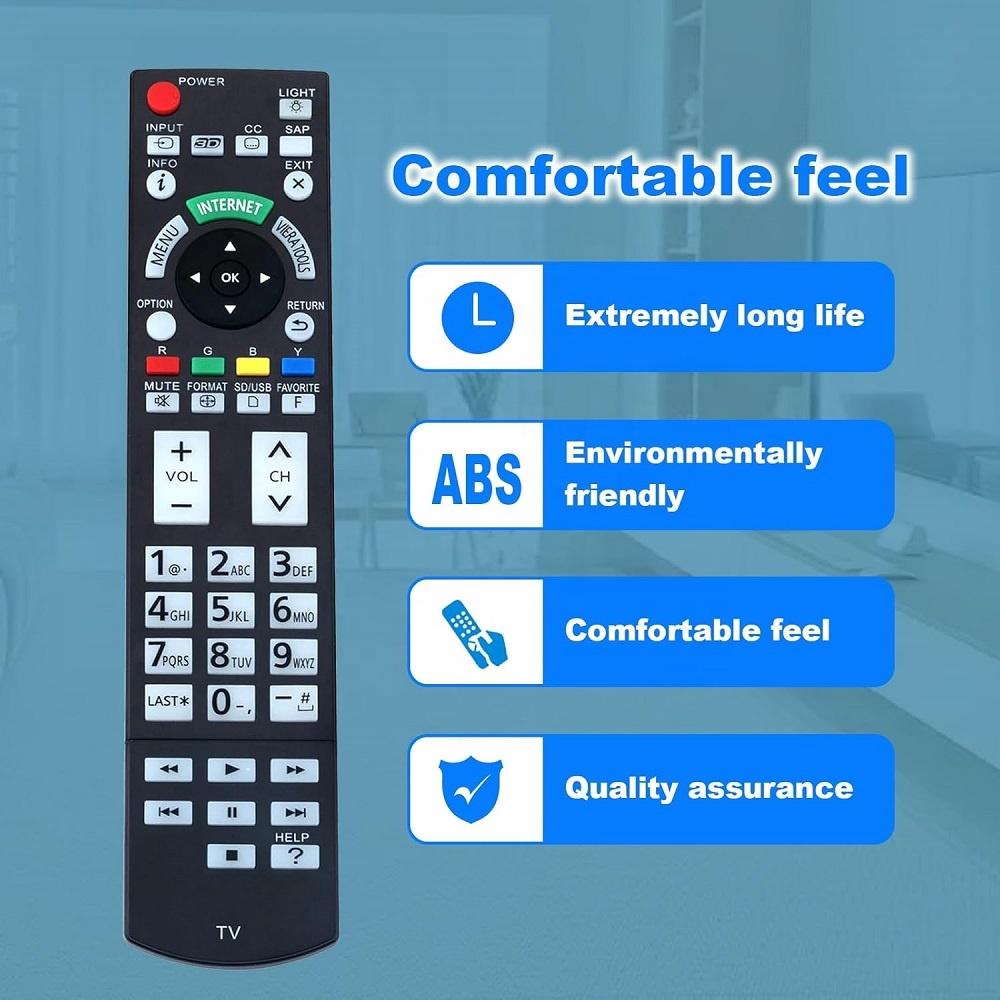 New N2QAYB000703 Replaced Remote Control Fit for Pan TV TC-L42ET5 TC-L47DT50 TC-L47WT50 TC-P55ST50 TC-P55VT50