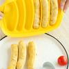 6 Cavity Silicone Sausage Mold Homemade Ham  Dog Baking Egg Food Mould