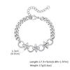 Punk Rivet Twisted Chain Stainless Steel Bracelet, Silver Color Chunky Wrist Chain Hip Hop Fashion Jewelry for Men Boys