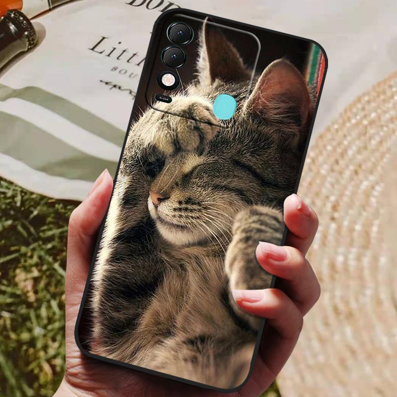 Für Tecno Spark 8 Hülle 8C Silikon Rückabdeckung Handyhülle für Tecno Spark 8 8P 8C Spark8 P Hüllen Spark8P Weicher Stoßfänger coque Fundas