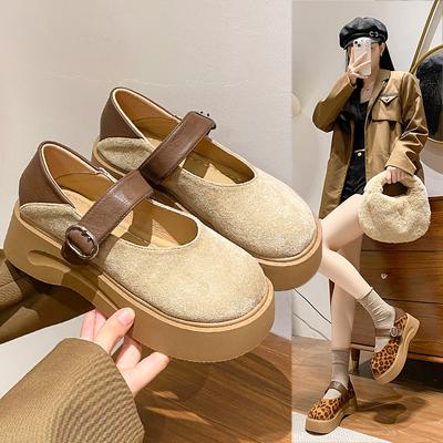 2025 Nuove Scarpe da Donna con Piattaforma di Designer Mocassini Comodi in Camoscio Nuove Sandali alla Moda Casual Scarpe da Passeggio Estive
