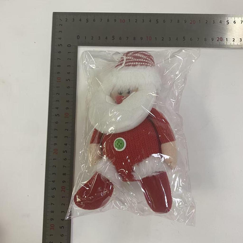 Weekly New Christmas Ornaments: Cartoon Santa and Snowman Dolls for Tree Decorations