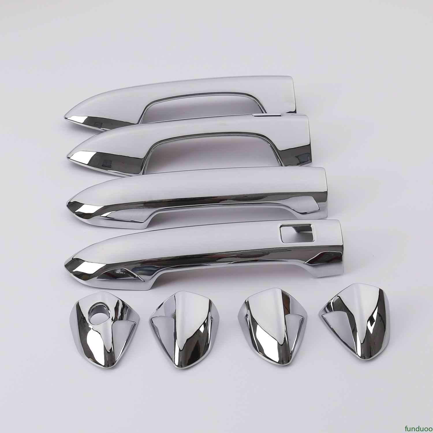 

Для Geely Coolray 2018 углеродное волокно хромированная дверная ручка автомобиля крышка чаши Декор отделка наклейка Стайлинг серебряный