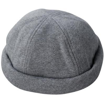 Reck Hatter Sweat Roll Brimless Sag Round Deep Cotton Suitable for and All Sweat Charcoal RH-700 Cap, Fisherman's Cap, Cap, Shape, Men's Cap, Size,