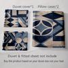 Geometric abstract shapes Bedding Duvet cover sets Duvet covers Pillowcases gifts (1 * Duvet Cover 2 * Pillowcases, without duvet insert)