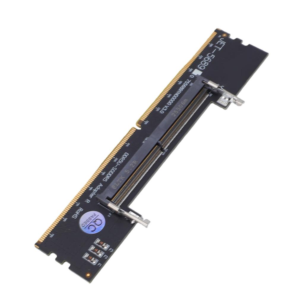 DDR5 U-DIMM to SO DDR5 RVS Adapter Card Laptop to Desktop Memory Converter for Computer Repair and Maintenance