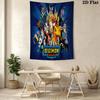 Digimon Heroes Epic Battles Await Tapestry Fashion Print Background Cloth Wall Covering Decoration Atmospheric Background Cloth Home Decor