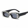 Womens Square Pc Sunglasses With Gradient Lenses For Festivals And Casual Wear