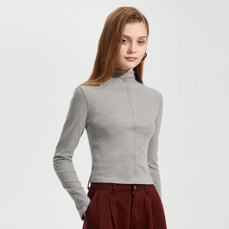 Ta Tu Women's Half-High Collar Long Sleeve Knit Sweater
