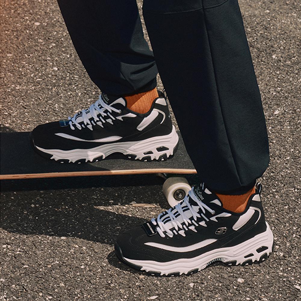 Skechers D'Lites 1.0 Panda Shoes (Unisex) Chunky Sneakers 66666125 BKW