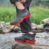 Summer rain boots men's short tube waterproof and non-slip PVC water shoe cover outdoor work wear-resistant and comfortable women's new rain shoes