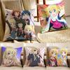 Anime TTonagura Kujo Karen Cartoon Cushion Cover Pillowcase Antidustmite Living Room Sofa Decor Cushion Room