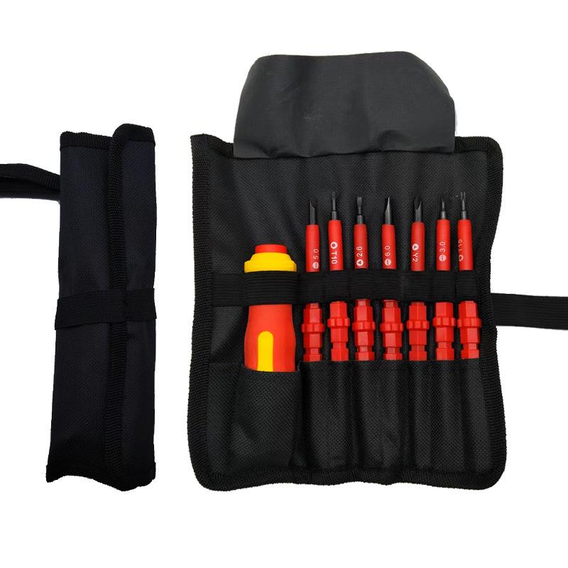 15-in-1 Insulated Electrician Screwdriver Set with Safety Edge