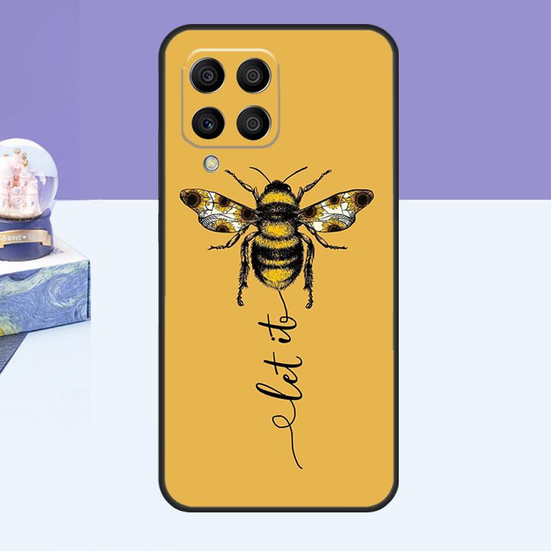 Bee Bumblebee Case For Samsung Galaxy M53 M33 M15 M35 M55 M11 M14 M34 M54 M31 M51 M12 M32 M52 M16 M36 M56