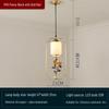 All-Copper Enamel Pendant Light - New Chinese Luxury for Dining, Bar, Aisle, Bedroom, or Tea Room.
