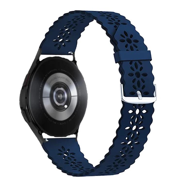 Sport Lace Band for Samsung Galaxy Watch 4/5/5 Pro/6 classic/Active 2 Silicone 20mm 22mm Strap Women Bracelet Huawei Gt 4-3-2-2e