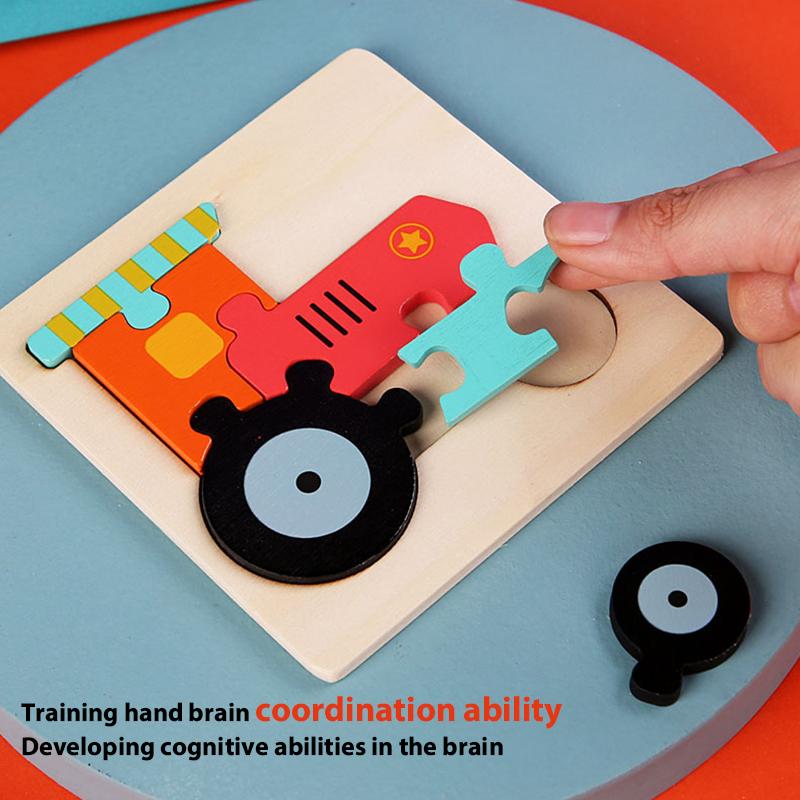Wooden Puzzles Toddler Toys Gifts for 1 2 3 Year Old Boys Girls Animal Jigsaw Puzzles Montessori Toys Early Educational