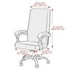 1pc Polar Fleece Chair Cover Water Repellent Solid Color Seat Slipcover Elastic All-inclusive Chair Case Game Room Home Office