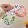 4pcs Candy Color Telephone Scrunchies for Women Highly Elastic Hair Ties Ponytail Holder Rubber Bands Teen Girls Summer Headwear