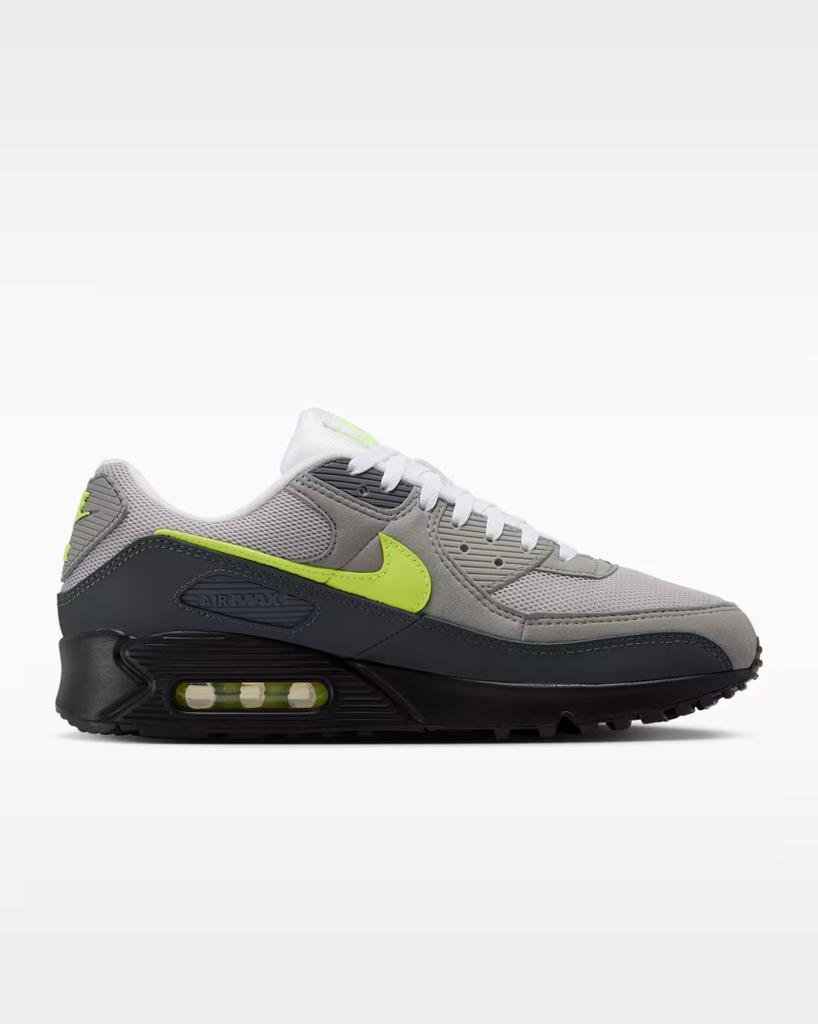 IQ0289-010 Nike Air Max 90 Black Neon Yellow (Men's)