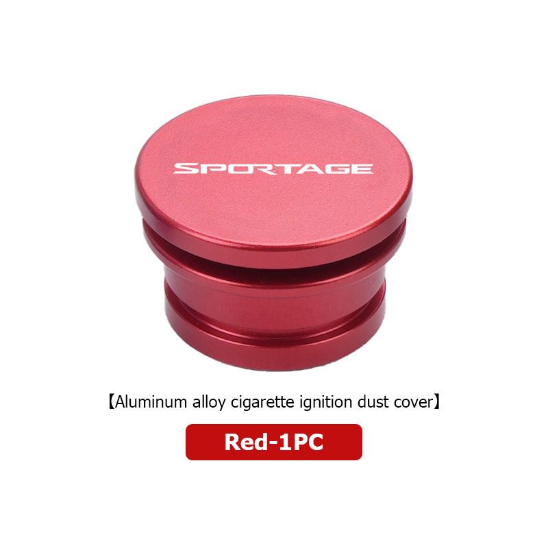 2pcs Car Cigarette Lighter Dust Cover Auto Accessories For KIA Sportage Ceed Sorento Niro Cadenza Proceed Sephia