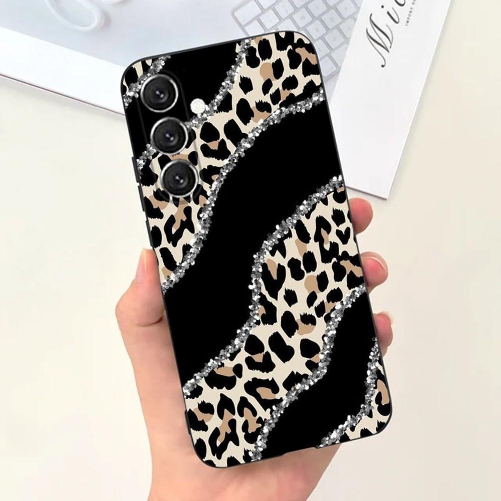 Fashion Leopard Print Panther Phone Case For Samsung S21,S22 Ultra,S20,S30 plus,S22 plus,S23,S30 ultra 5G Silicone Cover Samsung S225G