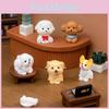 Adorable Mini Resin Dog Figurines For Desktop Or Car Decoration Blind Box