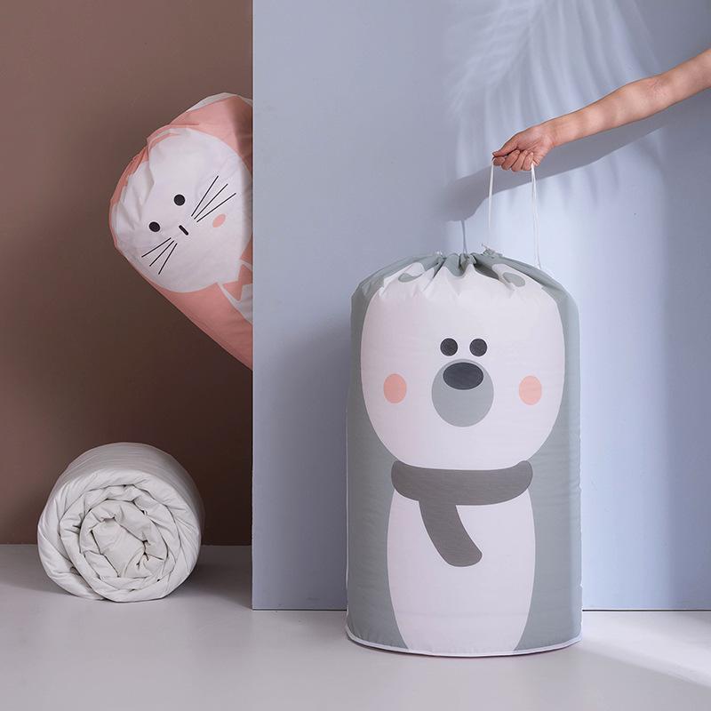 Fashion Household Large Capacity Storage Bag Clothes Toy Packaging Bag Quilt Clothing Pillow Bag