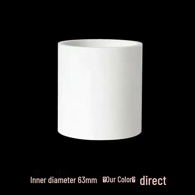 PVC Aquarium Water Pipe Connector for Fish Tanks (25mm, 50mm, 63mm, 75mm) - Straight Fittings for Upper/Lower Water Supply