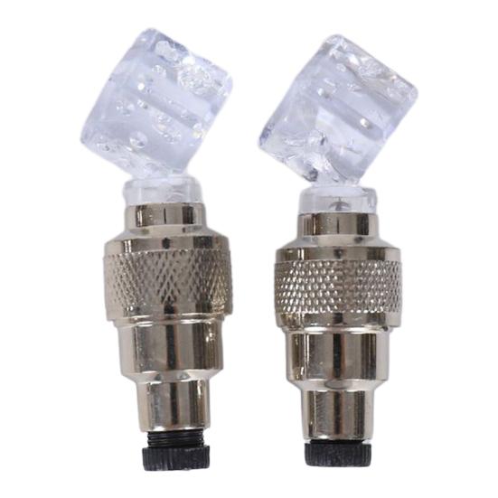 2/4ks Světlo na ventil duše jízdního kola Chytrý senzor LED Lampa na kolo pro noční jízdu Barevná Dekorativní lampa na ventil silničního nebo horského kola Příslušenství pro jízdní kola