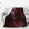 Damon Salvatore The Vampire Diaries Blankets Soft Warm Flannel Throw Blanket Bedding for Bed Living Room Picnic Travel Home Sofa