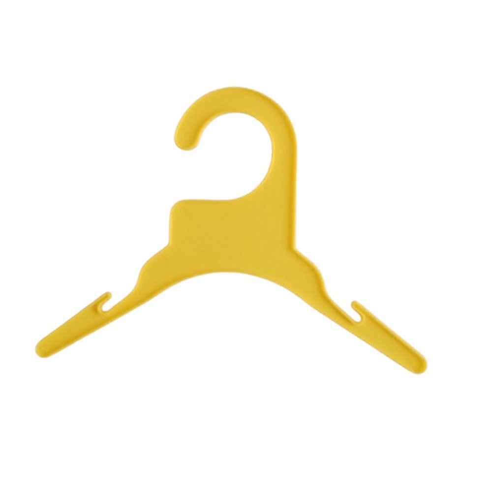 12pcs/set Plastic Dog Apparel Hangers Anti-Skid Small Hangers Pet Clothes Hangers  Hanging Clothes