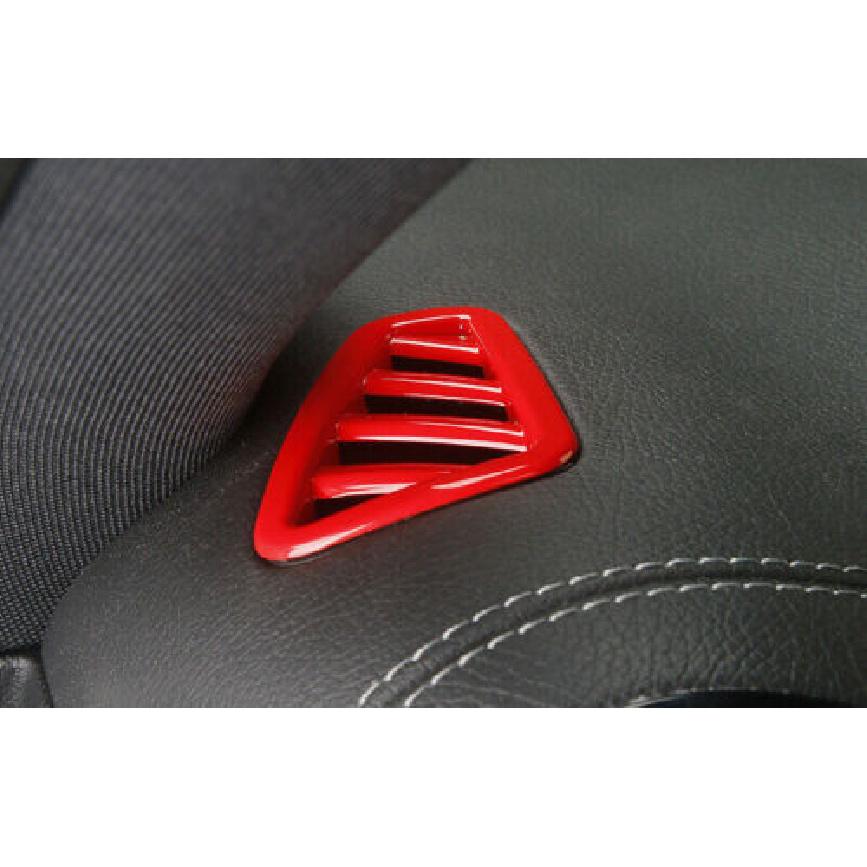 L&R Air Outlet Vent Trim ABS Red Dashboard For Benz A-Class CLA -