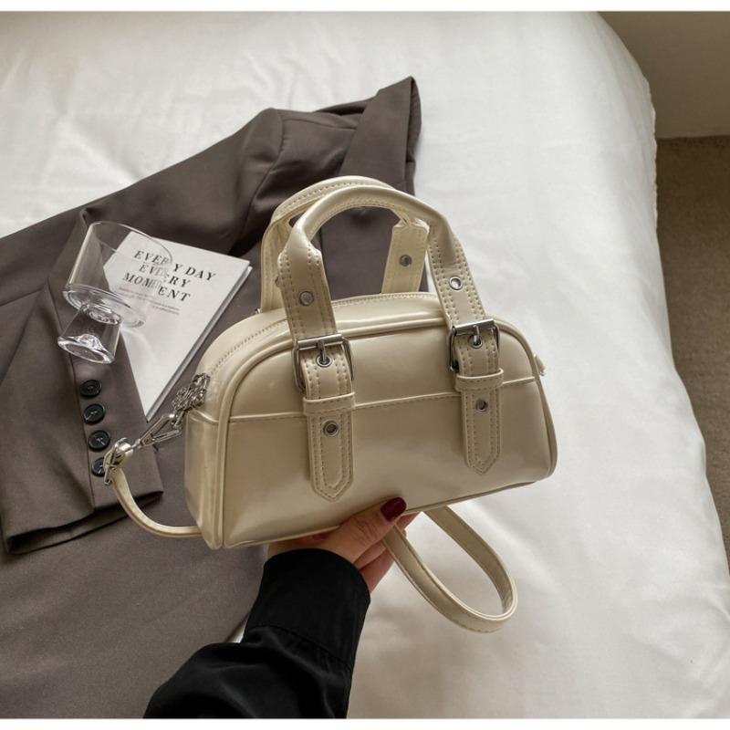 Bag Womens Messenger Bag Portable Premium Feeling Oil Wax Surface Shoulder Bag Simple And Retro