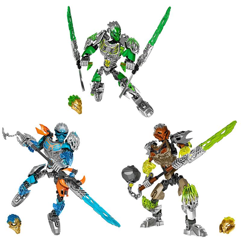 Bionicle Warriors Coleção de Figuras de Ação Caveira Blocos de Montar Máscara Mestre da Besta da Tempestade Umarak Uxar Tijolos de Anime Brinquedo Presentes para Crianças